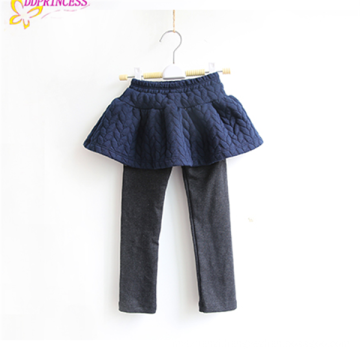 Winter Hot Sale Cotton Warm Knitted Mid Waist Fashion Skirt Pants